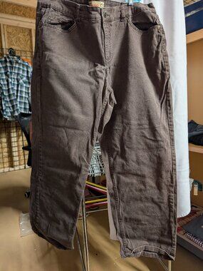 JMS Classic Denim Stretch Jeans 22W Falcon Brown